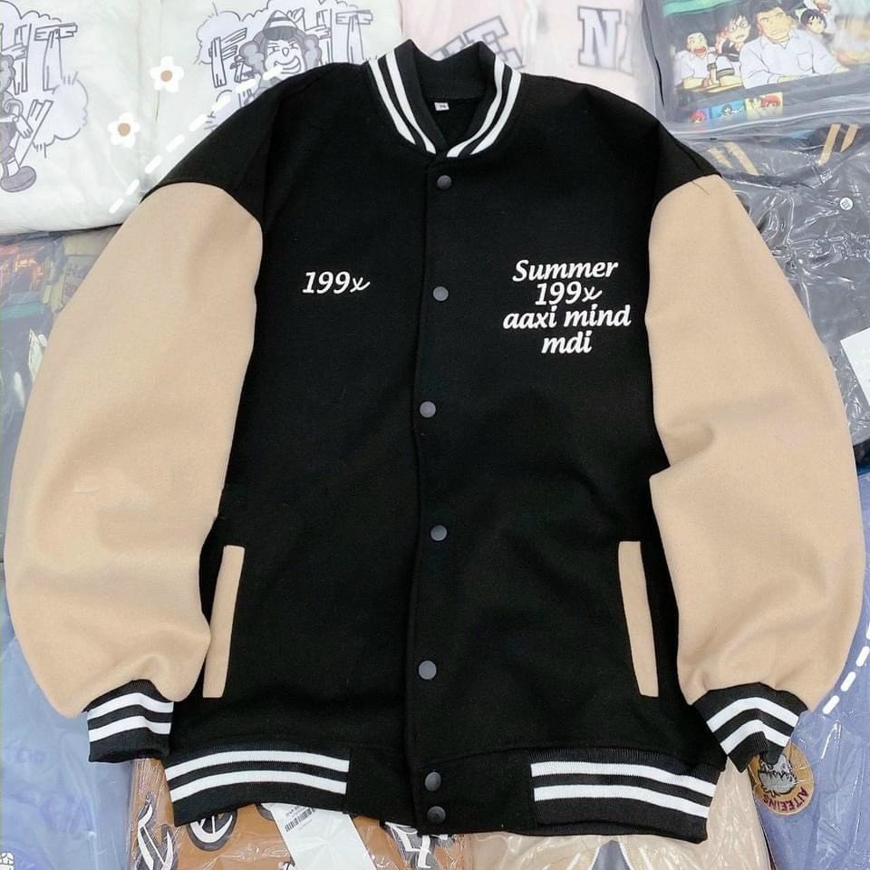 Áo Bomber Nam Nữ IB-91 Phối màu siêu đẹp-Áo Khoác Bomber Nam Nữ Chất Liệu cao cấp chuẩn Hàn