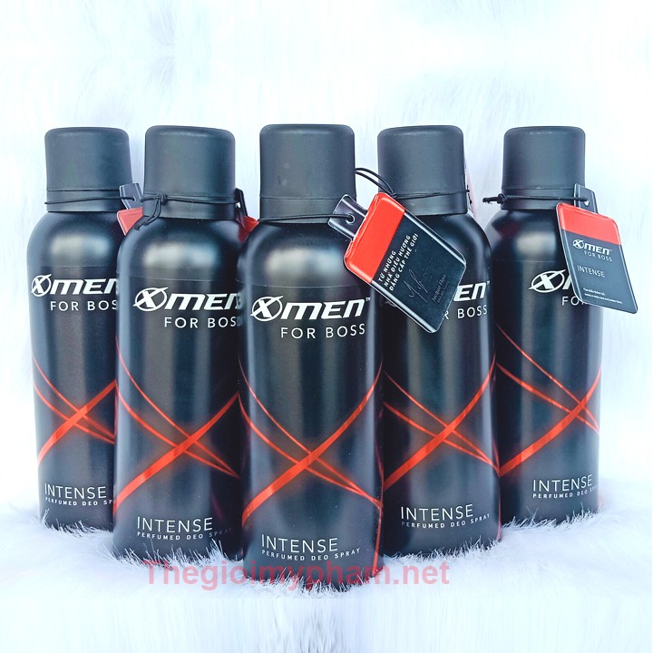 Xịt Khử Mùi Nam Xmen For Boss Intense 150ml