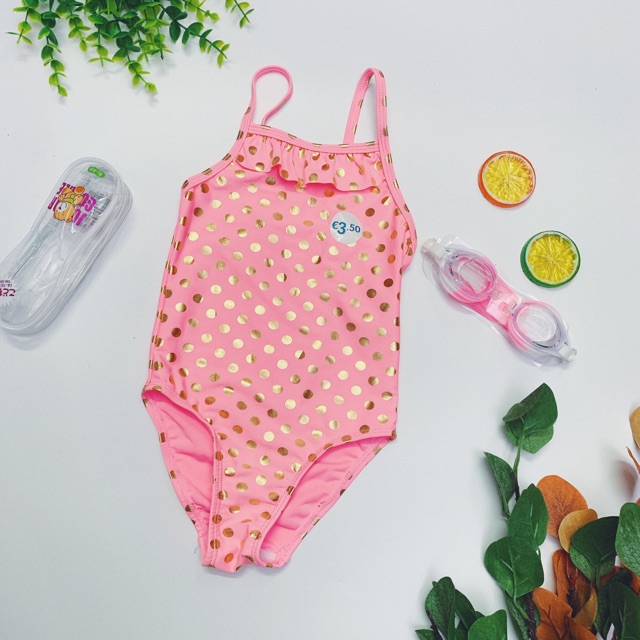 [NOW SHIP GIAO NHANH 1H] -Ảnh thật 100% 12-20kg bikini chấm bi hồng -CAMLUU99