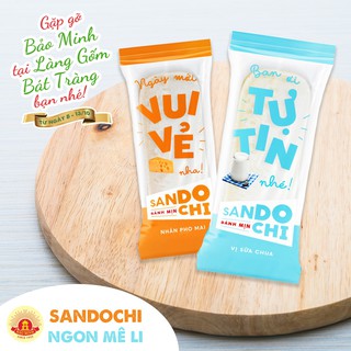 Bánh Sandochi Nhân Sữa Chua và Nhân Phô Mai Túi 10 Cái