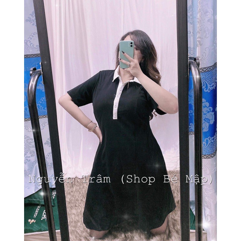 Đầm Suông Cổ Polo BigSize 65-85Kg [Hình Thật Chính Chủ] | BigBuy360 - bigbuy360.vn