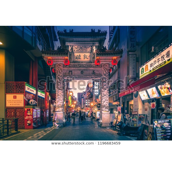 Tranh lụa 3d Đường Phố Nhật Bản ĐPNB-11