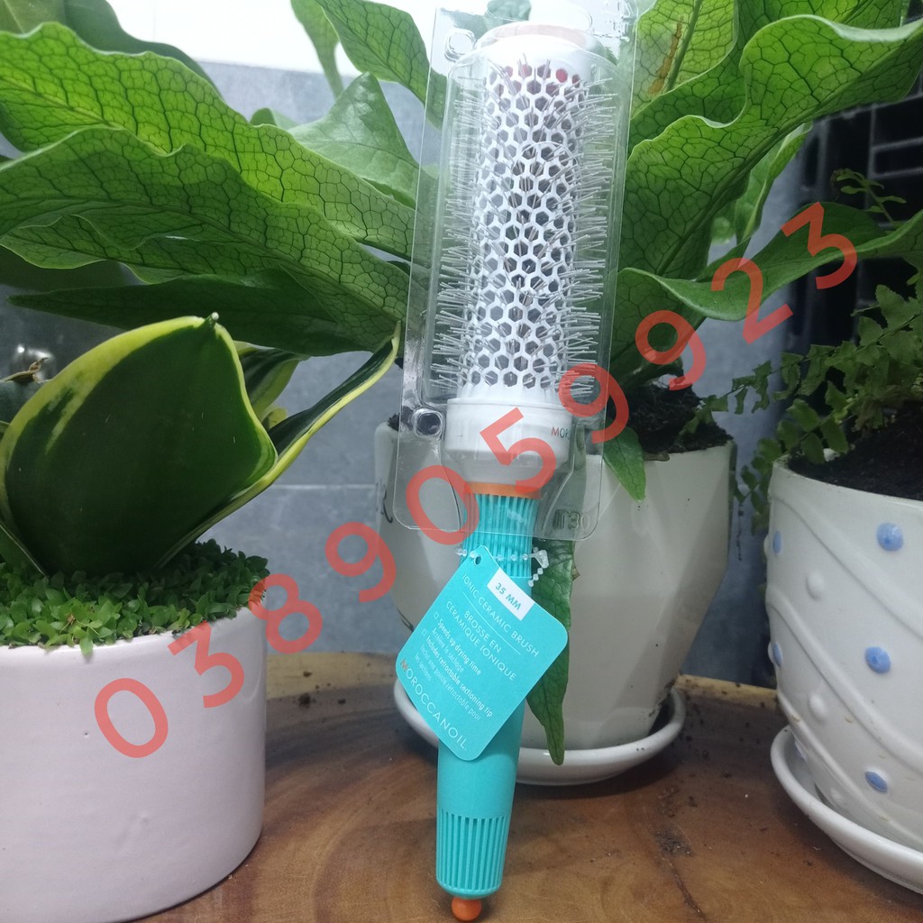 [Chính Hãng]Lược tròn gốm sấy xoăn MOROCCANOIL CERAMIC Round Brush