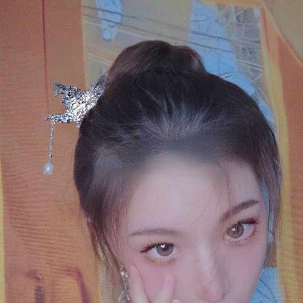 Kẹp Tóc Bướm Tua Rua Sang Trọng VANES1