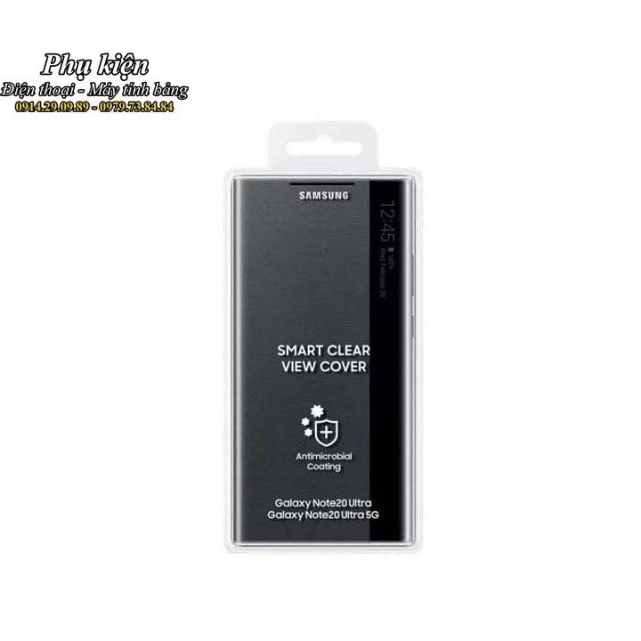 [Mã ELMSBC giảm 8% đơn 300K] Bao da Smart Clear View Cover Samsung Galaxy Note 20 Ultra/Note 20 Ultra 5G Fullbox