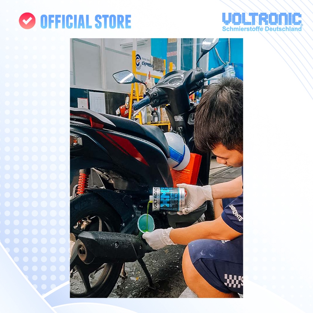 Nhớt nhập khẩu biến thiên tay ga cao cấp từ đức VOLTRONIC xm scooter ultimate 0.8l