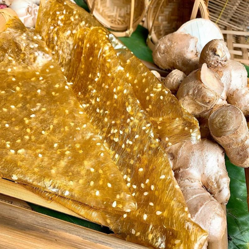 1 XẤP BÁNH TRÁNG DẺO GỪNG SỮA ANH TÚ ĐẶC SẢN TÂY NINH LOẠI 1
