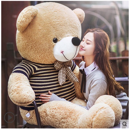 Gấu bông Teddy khổng lồ ,sang trọng - Thú bông nhập khẩu cao cấp - Chiều cao 80cm-120cm