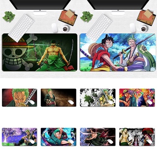 Tấm Lót Chuột Và Bàn Phím In Hình Nhân Vật Roronoa Zoro Trong One Piece 30x60cm