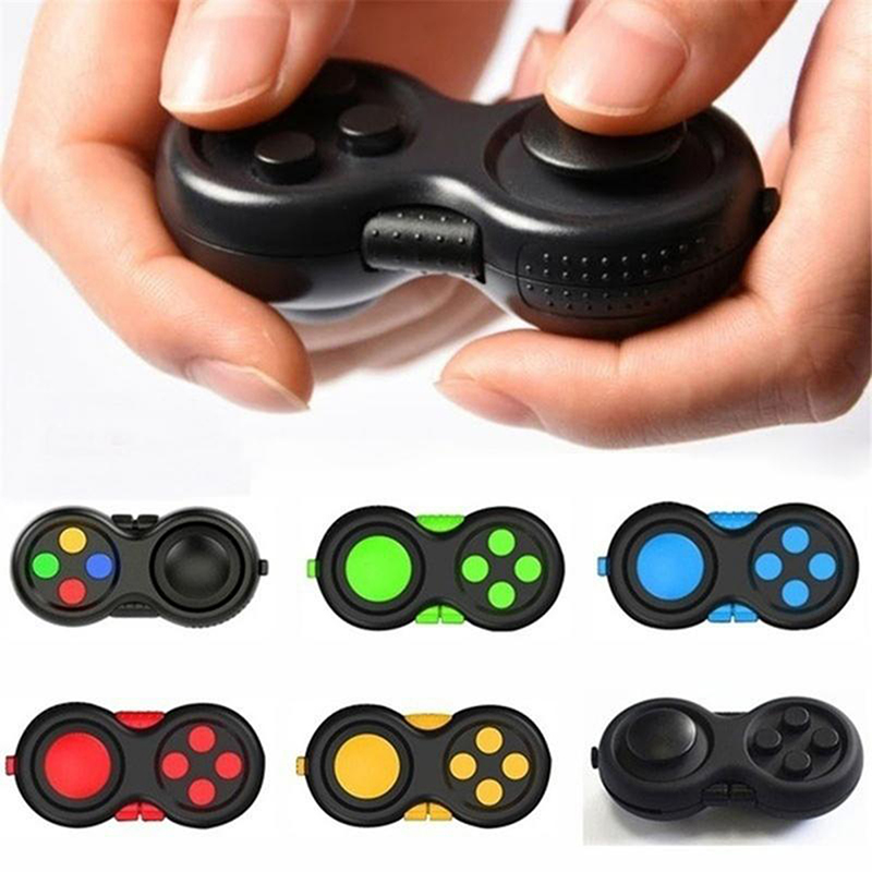 TOMJ Kids Fidget Pad Stress Relief Squeeze Fun Hand Hot Interactieve Gift