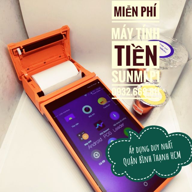 Free | Grab & Now | Máy POS Cầm Tay Tích Hợp Đơn Vị Vận Chuyển | BigBuy360 - bigbuy360.vn