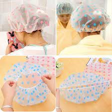 Mũ Ủ Tóc Đồ Dùng Nhà Tắm Nón Trùm Chụp Đầu Khi Tắm Chống Thấm Nước