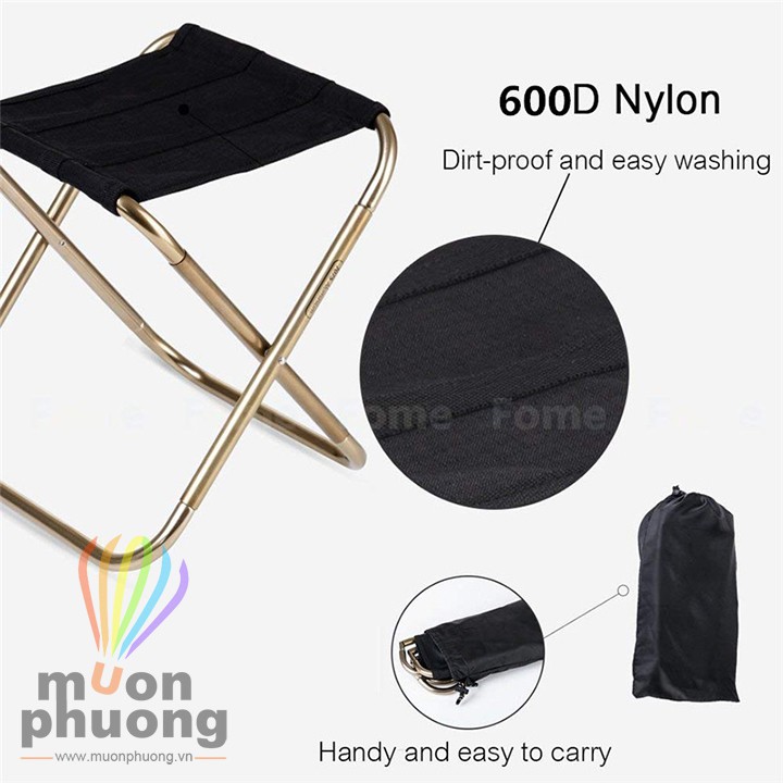 [FRSHIP 20K] Ghế xếp cắm trại dã ngoại câu cá du lịch mini siêu gọn nhẹ - MUÔN PHƯƠNG SHOP | BigBuy360 - bigbuy360.vn