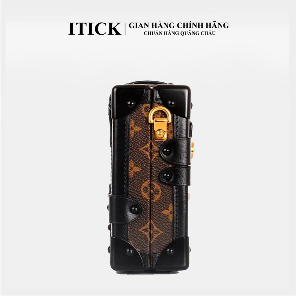 Túi Cốp Vuông Họa Tiết Hoa Đeo Chéo Đeo Vai Cao Cấp FullBox ITICK - IT29