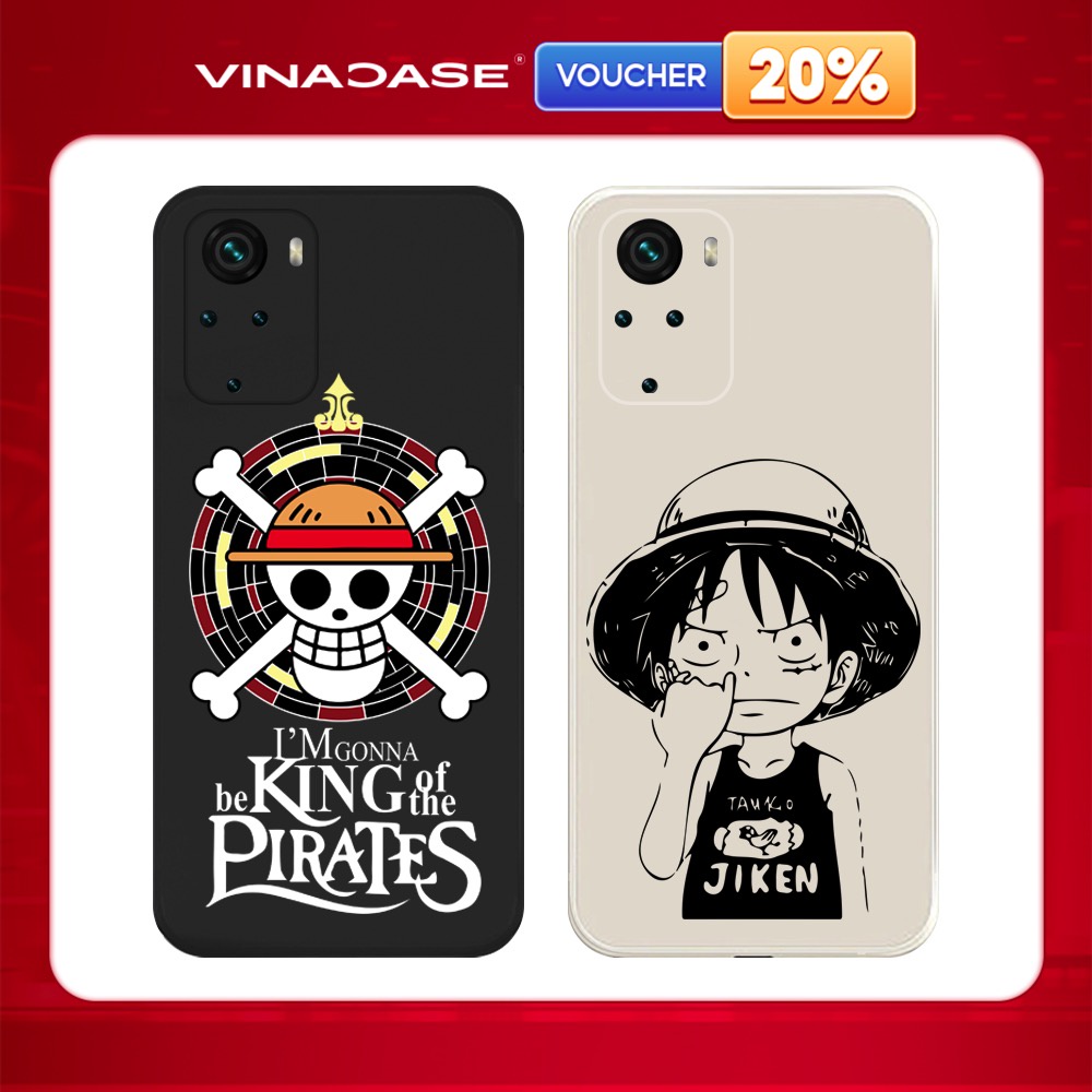 Ốp lưng Vina Case Xiaomi Redmi Not 8/Redmi 9T/Poco X3/....dẻo cạnh vuông bảo vệ camera hình Hải tặc