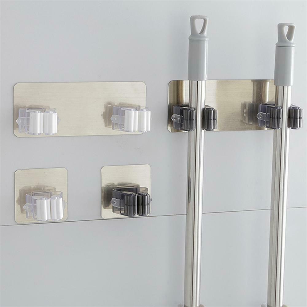 Giá Đỡ Cây Lau Nhà Gắn Tường Tiện Dụng Cho Phòng Khách / Nhà Bếp