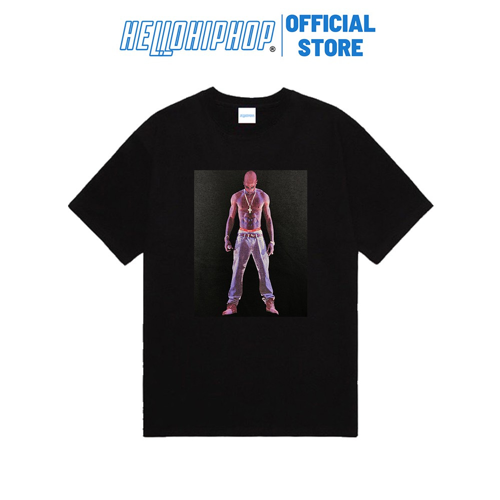 Áo thun nam Superme 20SS TUPAC HOLOGRAM , áo thun form rộng oversize unisex chất hè 2021