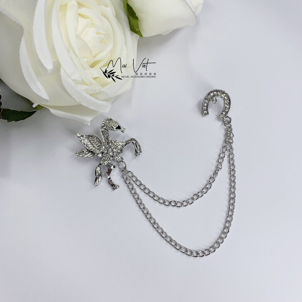 Ghim cài áo vest thời trang, pin cài vest, tag cài áo sơ mi.