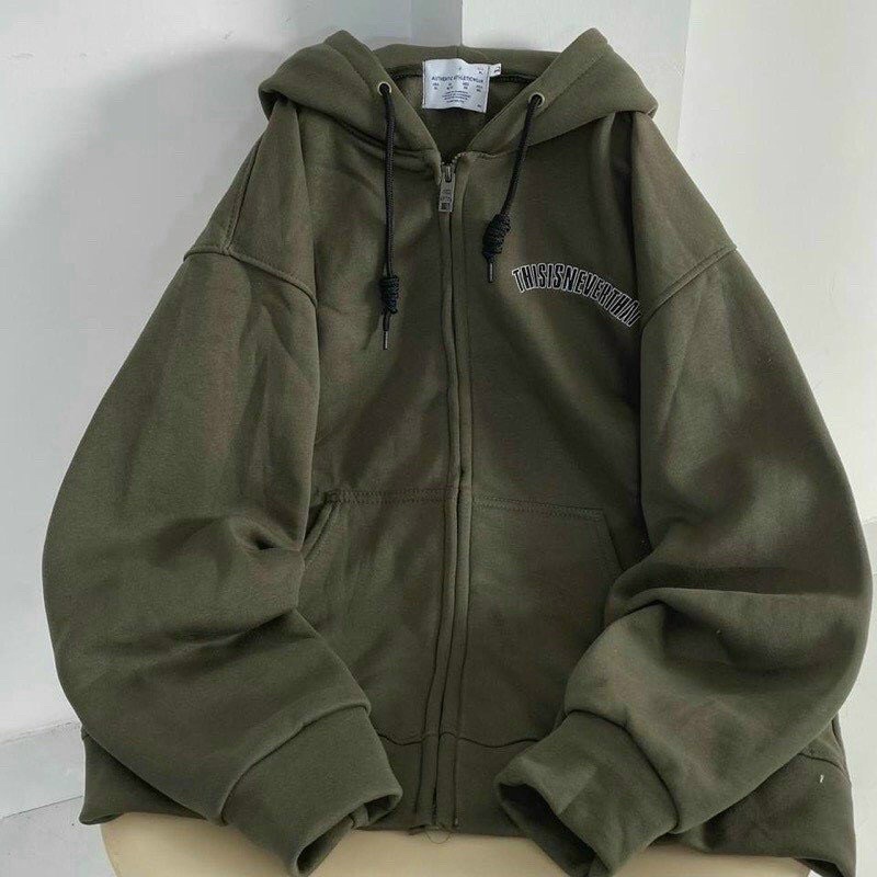 Áo Khoác Hoodie Dây Kéo Có Nón - HÀNG SHOP
