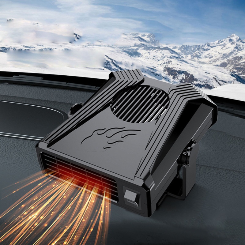 Quạt Thổi Khí Sưởi Ấm 12V Gắn Kính Chắn Gió Xe Hơi