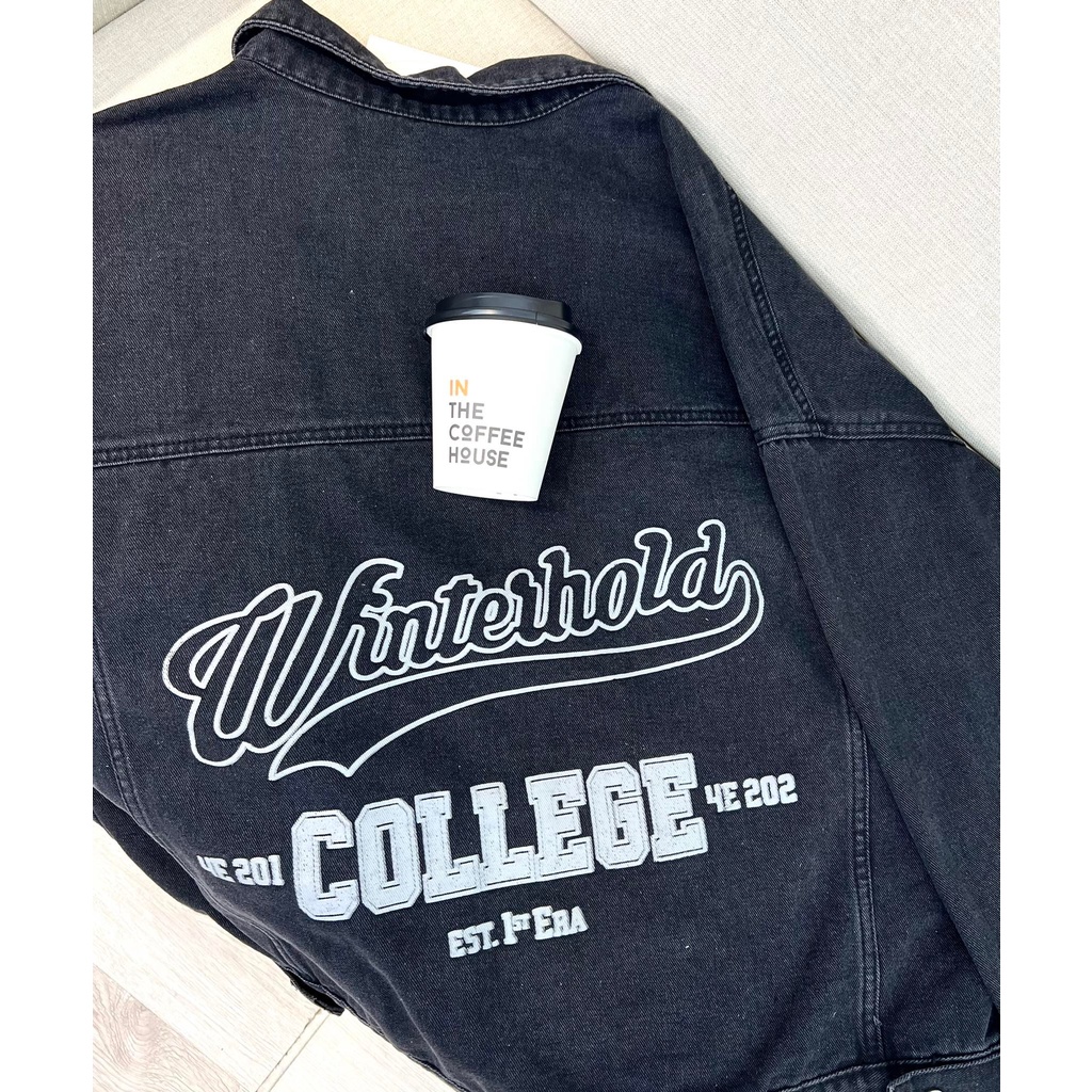 Áo khoác bò túi ngực chữ lưng WINTERHOLD hàng quảng châu Miho house