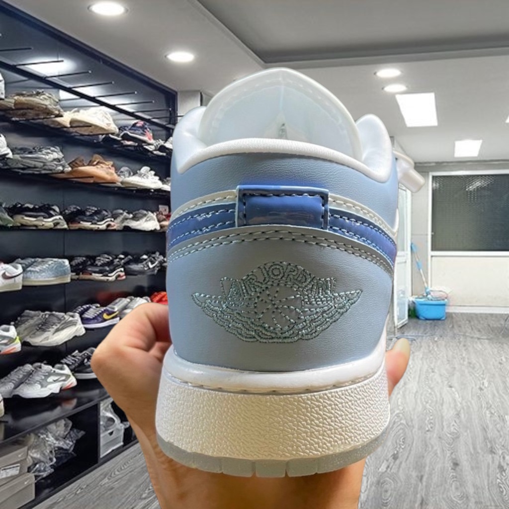 Giày Sneaker JD Mắt Xanh Giày Thể Thao Nam Nữ Thấp Cổ Full Phụ Kiện