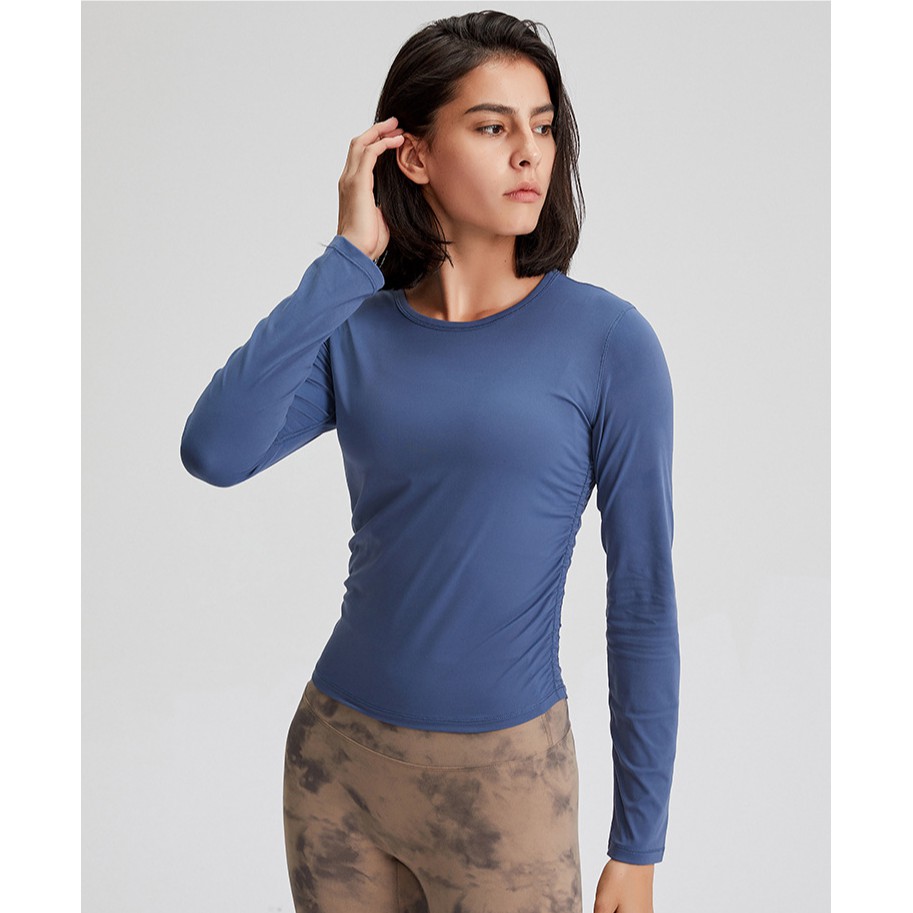 Áo tập thể thao Lululemon Truthful Form Long Sleeve - Áo tập thể thao Lulu không có logo vải chống tia UV