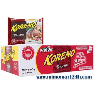 Mì Hàn Quốc Koreno 6 vị - Thùng 24 gói