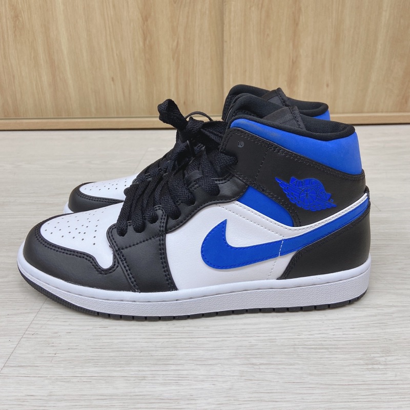 [CHÍNH HÃNG ] Giày Jordan 1 Mid Racer Blue/ Black University Gold ,cặp đôi trending