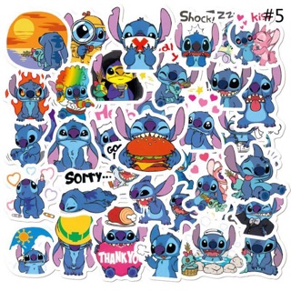 Sticker stitch set 30-60 cái ép lụa / hình dán stitch dễ thương