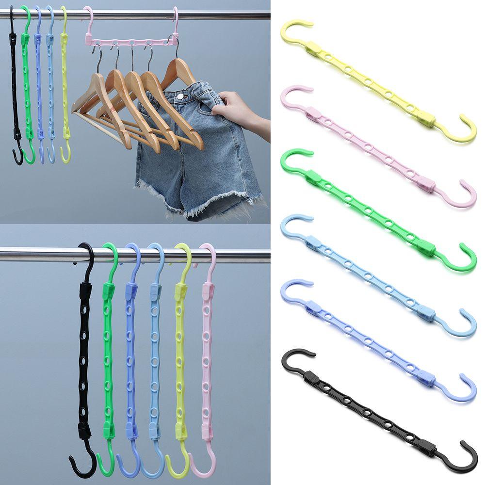 LEISURE Móc Treo Quần Áo Đa Chức Năng 5 Lỗ Mới