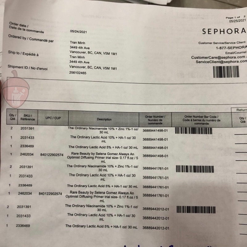 Tinh Chất Làm Sáng Da - The Ordinary Lactic Acid 5% + HA