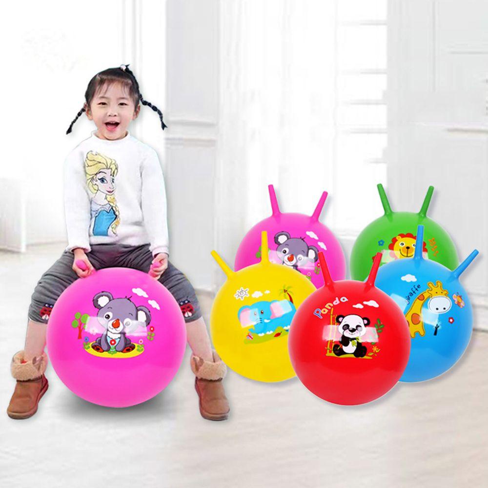 Quả Bóng Đồ Chơi 45CM Độ Co Giãn Cao Với 2 Tay Cầm Dành Cho Trẻ Mẫu Giáo