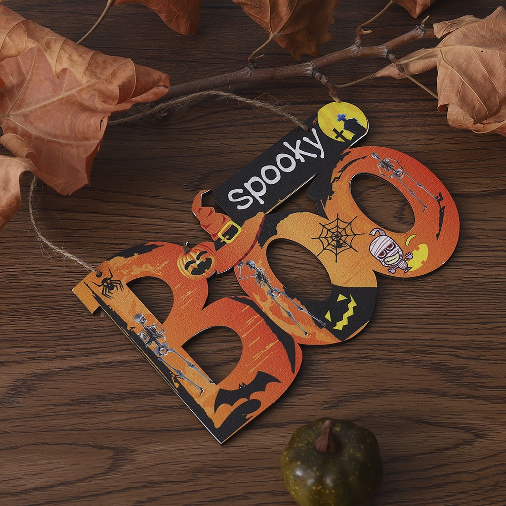 Chữ Gỗ Trang Trí Bàn Tiệc Halloween