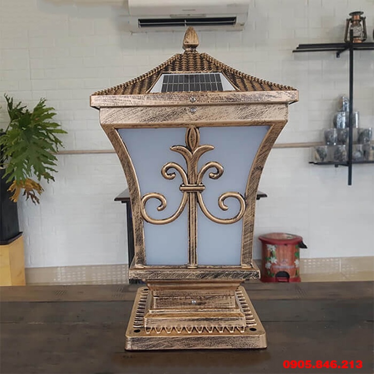 Đèn Trụ Cổng Năng Lượng Mặt Trời 20x20, 25x25, 30x30 - BH 24 tháng