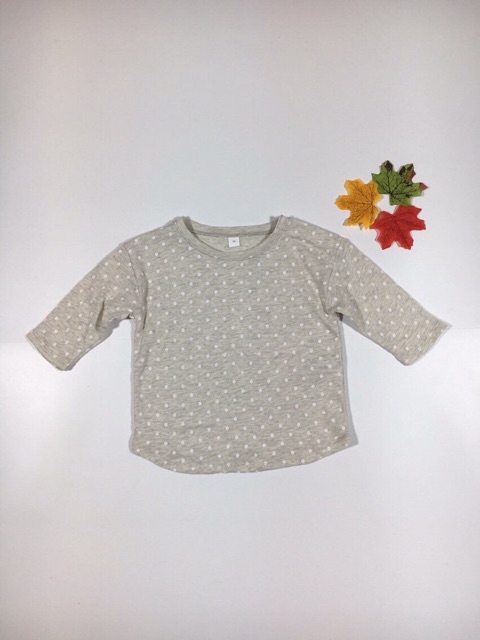 Áo chấm bi muji xuất Nhật