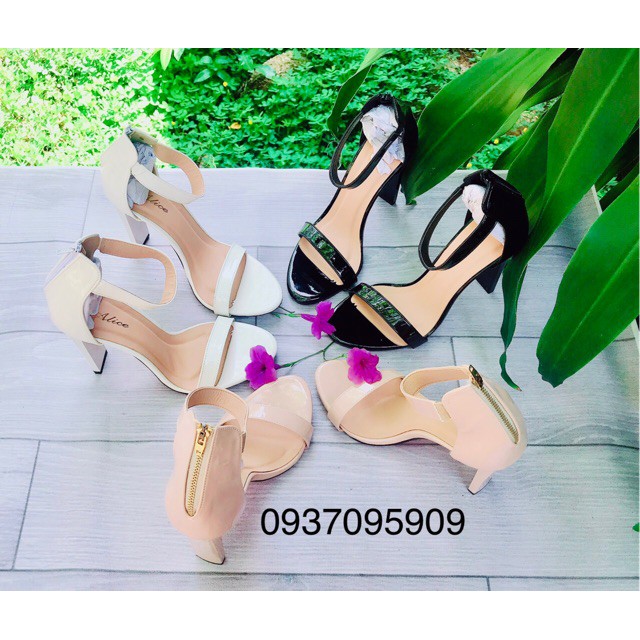 ( Hình Thật ) Sandan Cao Gót Vuông 11P - VNXK Cao Cấp - Full Size 34-40