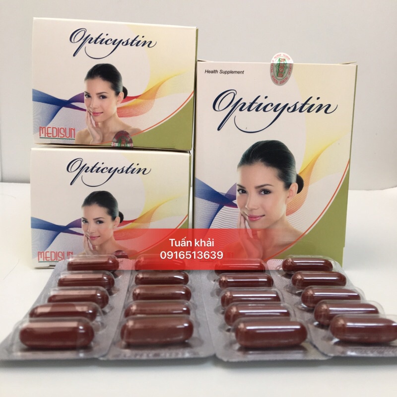 Viên uống OPTICYSTIN giúp đẹp da,chống lão hoá .