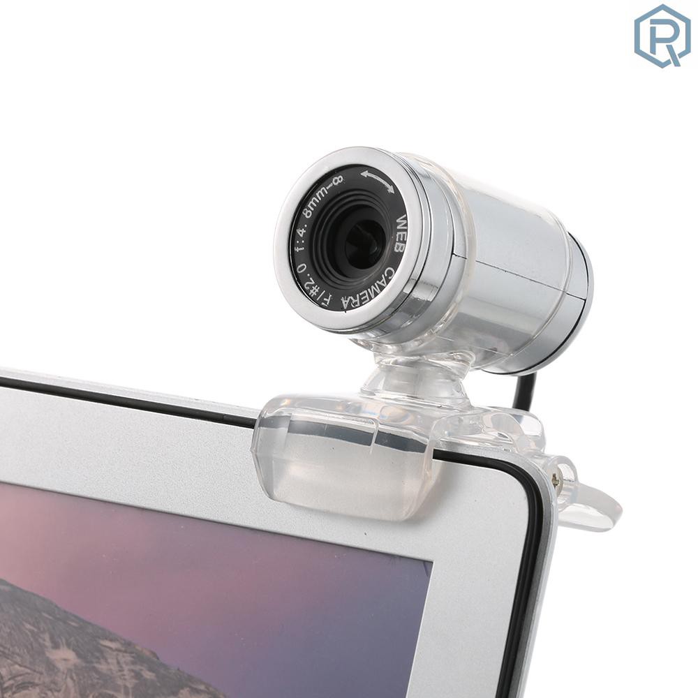 Webcam USB 2.0 50 Megapixel HD Có Mic Kẹp Xoay 360 Độ Cho Máy Tính Để Bàn/Laptop