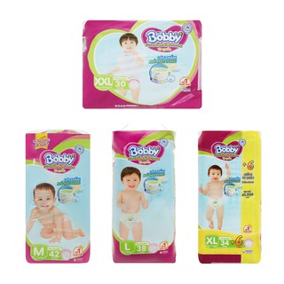 Bỉm quần Bobby siêu thấm khô thoáng size M42,L38,XL34,XXL30
