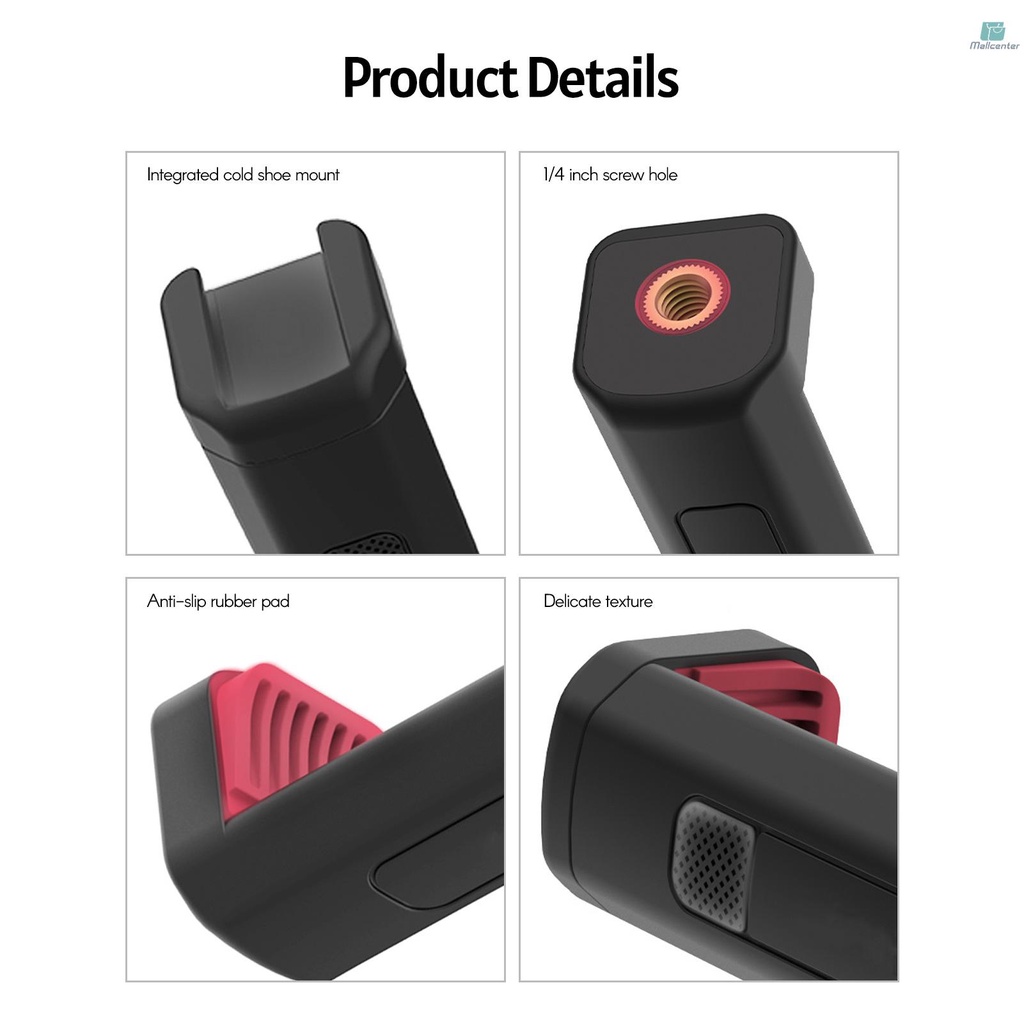 Giá Đỡ Điện Thoại Di Động Live Stream Vlog Mini Có Lỗ Ốc Vít 1/4 Inch 55 Inch
