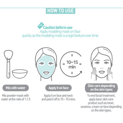 HÀN QUỐC  Gói mặt nạ bột Montblie 1kg 7 loại Modeling Mask / Năng lượng, Làm mát, Phục hồi, Làm sáng, Lỗ chân lông, Độ ẩm, Dinh dưỡng / 1kg x 1 EA