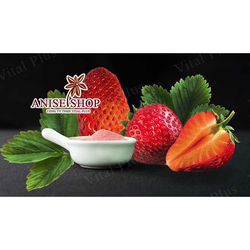 Bột trái cây - Bột Dâu Tây - Strawberry Juice Powder - Shop Nhà Anise - Vital Plus