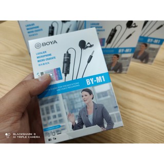 Micro lavalier cài áo Boya BY-M1