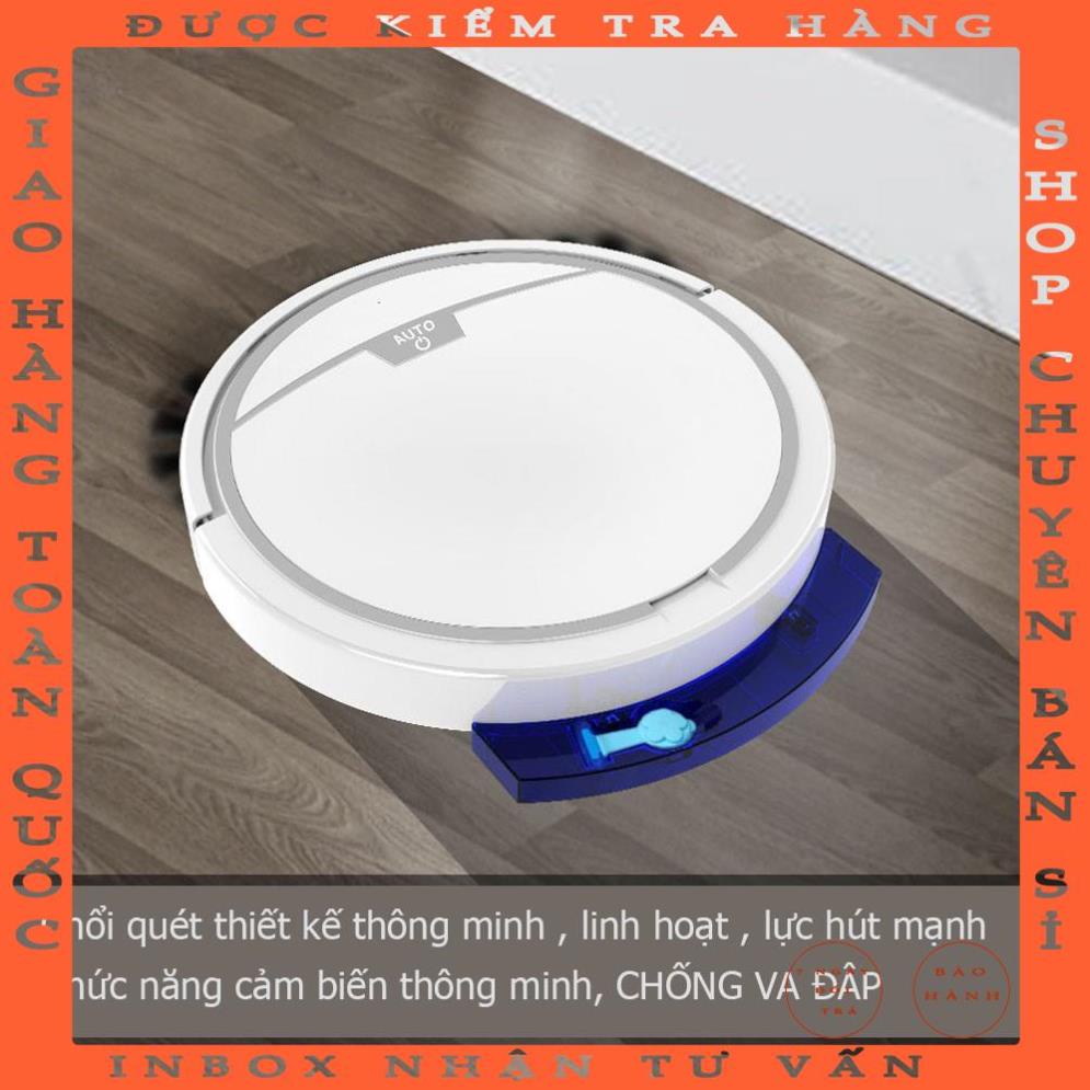 (DEAL SỐC) Robot hút bụi lau nhà, Robot hút bụi lập trình dọn dẹp, Hút, Quét, Lau, Cảm biến thông minh,1 Đổi 1 MỚI RS300