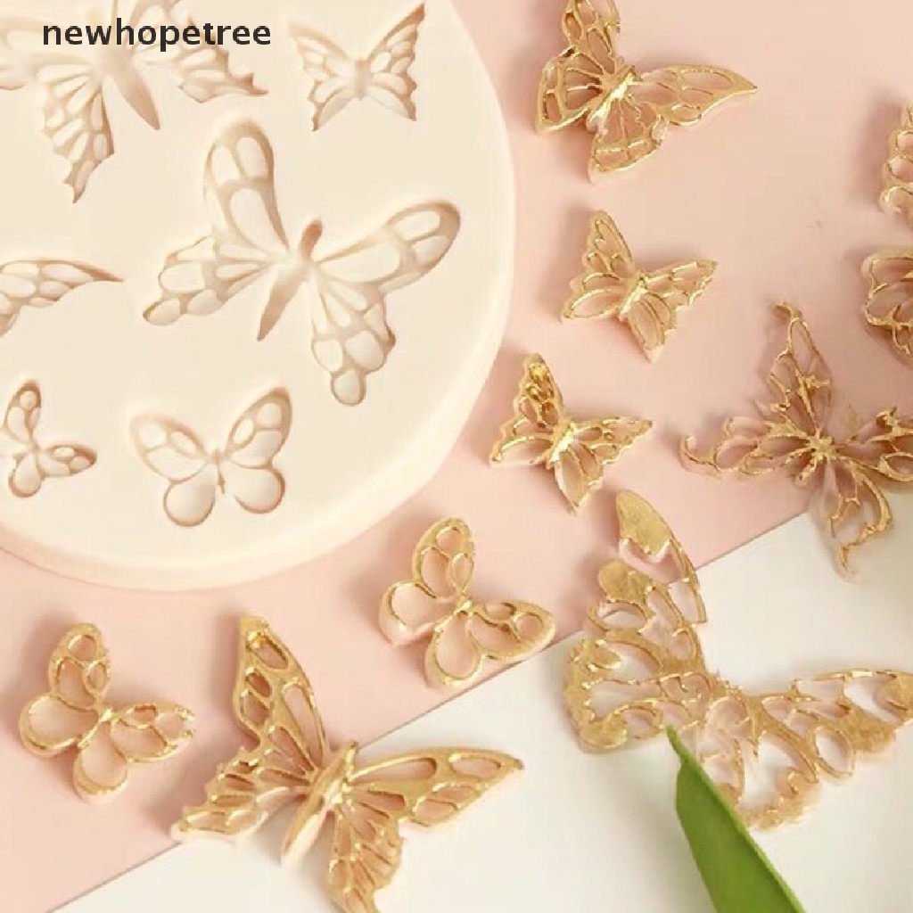 newhopetree Butterfly Fondant Silicone Mold Sugarcraft Wedding Cake Decorating Tools OIK