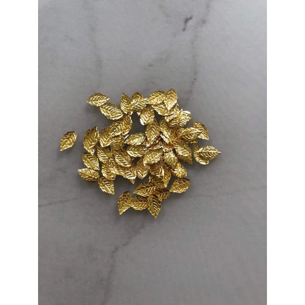 10 phiến lá treo 11*18mm, nguyên liệu làm trâm cài tóc cổ trang, nguyên liệu diy, Sỉ phụ kiện Khánh Huyền