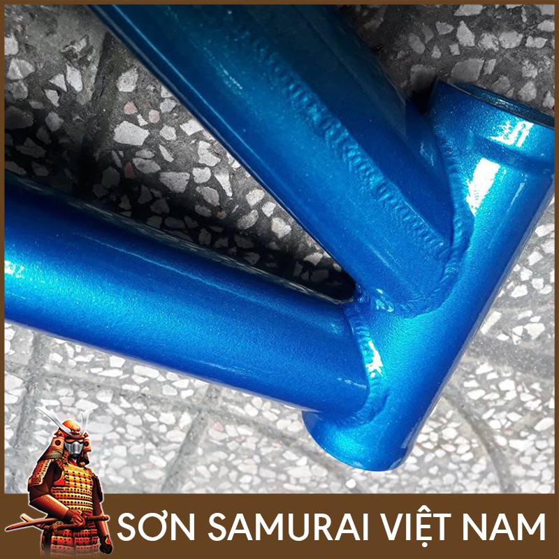 Màu Xanh Ánh Kim Sơn Samurai - Combo Màu Xanh 1103 Sơn Xịt Samurai