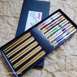 Đũa hình cô gái Nhật KIMONO. Dụng cụ nhà bếp chất liêu tre in hình cô gái Nhật KIMONO mang đậm chất truyền thống