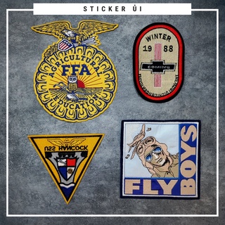 Sticker ủi quần áo cao cấp CÓ SẴN KEO ỦI,sticker path dán quần áo dùng làm miếng vá Quần Áo,vá áo phao,hình ủi quần áo